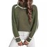 Pulls Décontracté Plain Printemps / Automne Naturel Quotidien Manches Longues Laine/Tricot Régulier Droit pour Femmes