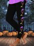 Pantalons De Yoga Femmes Décontracté Toutes Les Saisons Toussaint Naturel Faire la navette Jersey Toussaint Collant Régulier