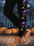 Pantalons De Yoga Femmes Décontracté Toutes Les Saisons Toussaint Naturel Faire la navette Jersey Toussaint Collant Régulier
