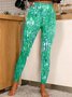 Pantalons De Yoga Décontracté Toutes Les Saisons Toussaint Naturel à Haute Élasticité Faire la navette Serré Long Régulier pour Femmes