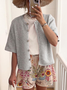 Cardigans Décontracté Plain Hiver Dentelle Manches Longues Laine/Tricot Régulier Épaissi Élasticité moyenne pour Femmes