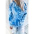 Sweat-shirts Géométrique Décontracté Printemps / Automne Sweat-shirt à Capuche Micro-élasticité Quotidien Manches Longues Régulier Régulier pour Femmes