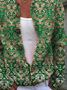 Cardigans Décontracté Printemps / Automne impression en 3D Polyester Boutonné Quotidien Régulier Jour de Thanksgiving Droit pour Femmes