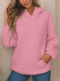 Sweat-shirts Femmes Décontracté Plain Printemps / Automne Sweat-shirt à Capuche Quotidien Ample Manches Longues Régulier Droit