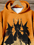 à Capuche Femmes Décontracté Printemps / Automne Toussaint Polyester Sweat-shirt à Capuche Naturel Quotidien Régulier Droit