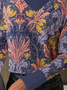 T-shirts Femmes Rétro Ethnique Printemps / Automne Polyester Coupe Régulière Meilleure vente Manches Longues Droit Faux Col