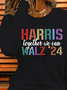 T-shirts Décontracté Printemps / Automne Lettres de texte Quotidien Ample Col Rond Régulier Régulier Élasticité moyenne pour Femmes