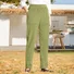 Pantalons Femmes Décontracté Plain Printemps / Automne Naturel Quotidien Tissu pelucheux/polaire granuleux Long Droit Régulier