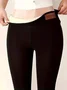 Pantalons De Yoga Femmes Décontracté Hiver Toussaint Naturel à Haute Élasticité Faire la navette Pantalon coupe slim Collant en Toison