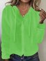 Cardigans Décontracté Plain Printemps / Automne Sweat-shirt à Capuche Quotidien Manches Longues Boucle Régulier Élasticité moyenne pour Femmes