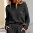 Pulls Décontracté Plain Printemps / Automne Micro-élasticité Quotidien Manches Longues Col Roulé Fil/fil de laine Régulier pour Femmes