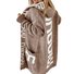 Cardigans Décontracté Hiver Lettres de texte Sweat-shirt à Capuche Manches Longues Mi-long Épaissi Droit Élasticité moyenne pour Femmes