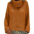 Pulls Décontracté Plain Printemps / Automne Naturel Quotidien Manches Longues Col Rond Régulier Droit pour Femmes