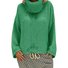 Pulls Décontracté Plain Printemps / Automne Naturel Quotidien Manches Longues Col Rond Régulier Droit pour Femmes