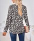 Chemisiers1 Décontracté Floral Printemps / Automne Col Carré Quotidien Brillant Régulier Droit Régulier pour Femmes