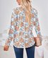 Chemisiers1 Décontracté Floral Printemps / Automne Col Carré Quotidien Brillant Régulier Droit Régulier pour Femmes