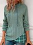 Sweat-shirts Femmes Décontracté Printemps / Automne Plaid Zip Sweat-shirt à Capuche Quotidien Manches Longues Régulier Droit