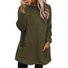 Femmes Plain Noir Col Rond Confortable Robe Mi-Longue Décontracté