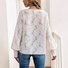 Chemisiers1 Décontracté Plain Printemps / Automne Naturel Aucune élasticité Quotidien Manches Longues Manches Bouffantes Régulier pour Femmes