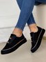 Chaussures de skate Femmes Décontracté Plain Toutes Les Saisons Chaîne Portable PU de Grande Taille à Lacets Chaussures de skate