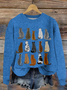 Pulls Femmes Simple Hiver impression en 3D Poids lourd Manches Longues Col Rond Régulier Droit 2025POD