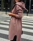 Sweat-shirt à Capuche Manches Longues Régulier Plain Blouson pour Femmes