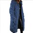 Pulls Femmes Décontracté Plain Printemps / Automne Quotidien Ample Fil/fil de laine Régulier Droit Régulier