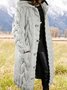 Pulls Femmes Décontracté Plain Printemps / Automne Quotidien Ample Fil/fil de laine Régulier Droit Régulier