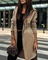 Sweat-shirt à Capuche Manches Longues Régulier Plain Blouson pour Femmes