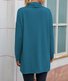 Chemisiers1 Femmes Décontracté Plain Printemps / Automne Micro-élasticité Ample Jersey Col Roulé Droit Régulier