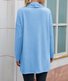 Chemisiers1 Femmes Décontracté Plain Printemps / Automne Micro-élasticité Ample Jersey Col Roulé Droit Régulier
