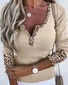 Chemisiers1 Femmes Décontracté Plain Printemps / Automne Micro-élasticité Ample Jersey Manches Longues Régulier Droit