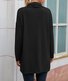 Chemisiers1 Femmes Décontracté Plain Printemps / Automne Micro-élasticité Ample Jersey Col Roulé Droit Régulier