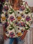 Pulls Femmes Pois Polka Décontracté Printemps / Automne Micro-élasticité Manches Longues Fil/fil de laine Régulier Droit Régulier