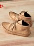 Bottes mocassins Boho Plain Automne Perlé Quotidien à Talon Plat Fausse Fourrure PU Caoutchouc pour Femmes