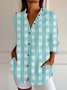 Chemises Décontracté Floral Printemps / Automne Dentelle Quotidien Ample Régulier Droit Col de Chemise pour Femmes