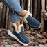 Rembourré de Coton Bottes Femme Décontracté Plain Hiver Faire la navette Peluche Talon Bas Bout Rond PU à Enfiler