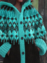 Cardigans Décontracté Ethnique Printemps / Automne Sweat-shirt à Capuche Quotidien Manches Longues Laine/Tricot Long Trapèze pour Femmes