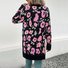 Pulls Décontracté Floral Printemps / Automne Micro-élasticité Quotidien Manches Longues Col Rond Fil/fil de laine Régulier pour Femmes