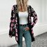 Pulls Décontracté Floral Printemps / Automne Micro-élasticité Quotidien Manches Longues Col Rond Fil/fil de laine Régulier pour Femmes
