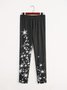 Pantalons De Yoga Décontracté Toutes Les Saisons impression en 3D Quotidien Serré Pantalon à la cheville Legging Droit Régulier pour Femmes