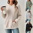 à Capuche Femmes Décontracté Plain Printemps / Automne Polyester Sweat-shirt à Capuche Micro-élasticité Quotidien Manches Longues Droit