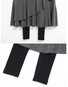 Jupes Décontracté Plain Printemps / Automne Polyester Quotidien Maxi Taille Moyenne Trapèze Élasticité moyenne pour Femmes