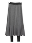 Jupes Décontracté Plain Printemps / Automne Polyester Quotidien Maxi Taille Moyenne Trapèze Élasticité moyenne pour Femmes