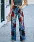 Jeans Femme Décontracté Printemps / Automne impression en 3D Polyester Micro-élasticité Quotidien Coupe Régulière Taille Moyenne Régulier