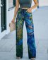 Jeans Femme Décontracté Printemps / Automne impression en 3D Polyester Micro-élasticité Quotidien Coupe Régulière Taille Moyenne Régulier
