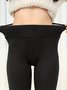 Pantalons de Survêtement & joggeurs Décontracté Plain Hiver Quotidien Serré Taille Moyenne Pantalon à la cheville Épaissi Pantalons de Yoga pour Femmes