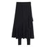 Jupes Décontracté Plain Printemps / Automne Polyester Quotidien Maxi Taille Moyenne Trapèze Élasticité moyenne pour Femmes