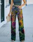 Jeans Femme Décontracté Printemps / Automne impression en 3D Polyester Micro-élasticité Quotidien Coupe Régulière Taille Moyenne Régulier