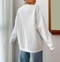 Sweat-shirts Femmes Décontracté Plain Printemps / Automne Polyester Manches Longues Col Rond Régulier Droit Régulier